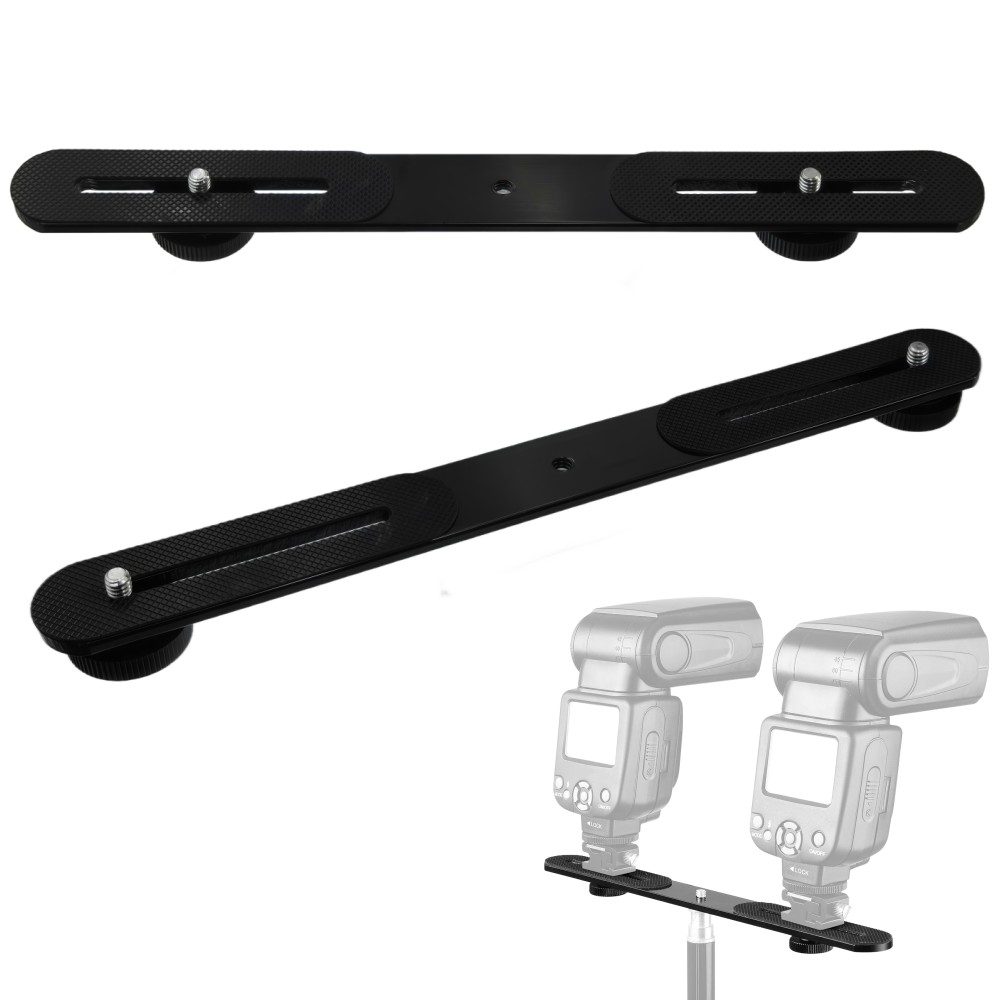Photography Basics - Soporte Doble para Flash con Tornillo