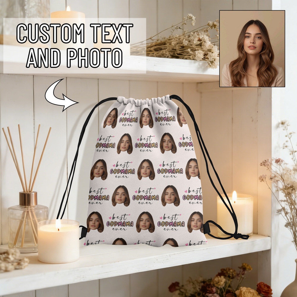 Photographic Memory - Mochila con Cordón Personalizada con Foto
