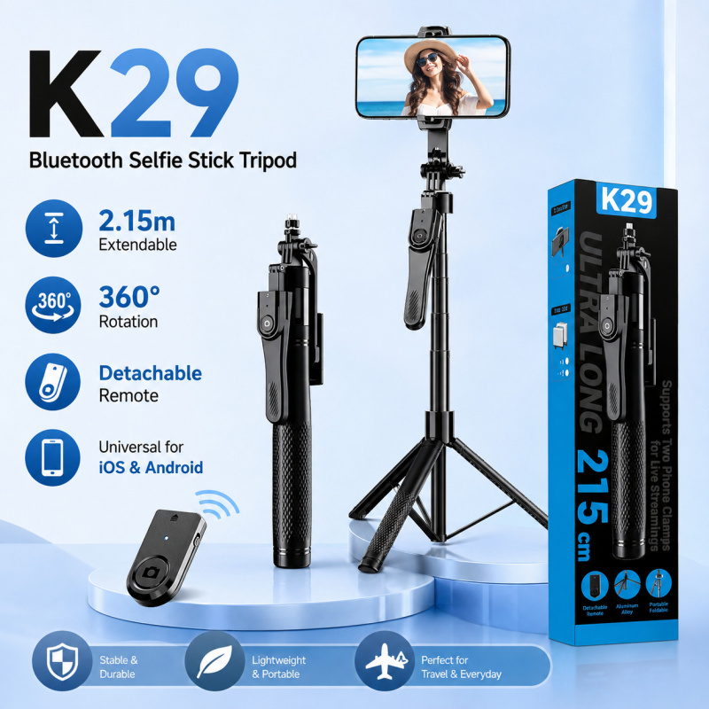 Trípode para selfies con Bluet - Photography Basics reseña y precio