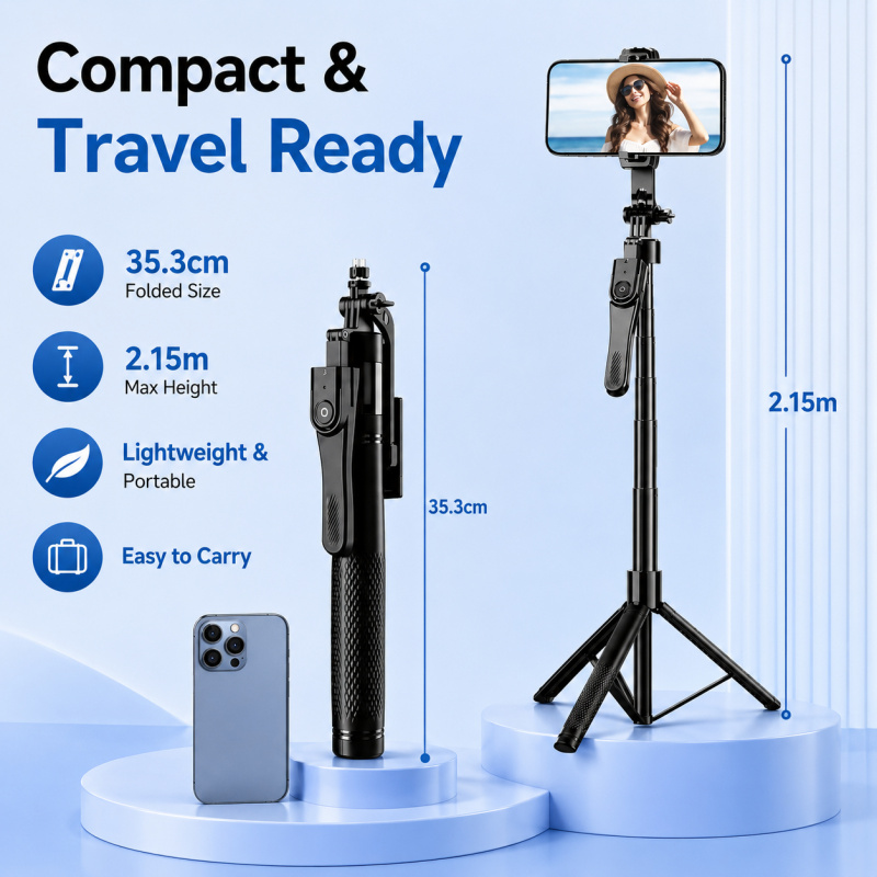 Trípode para selfies con Bluet - Photography Basics reseña y precio