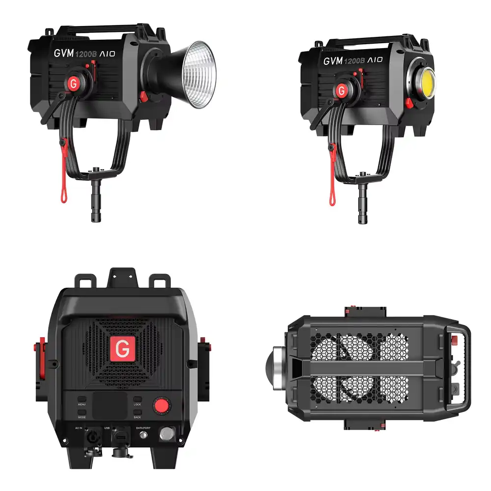 GVM SD1200B AIO 1200W, Luz LED - Photography Videos Free reseña y precio