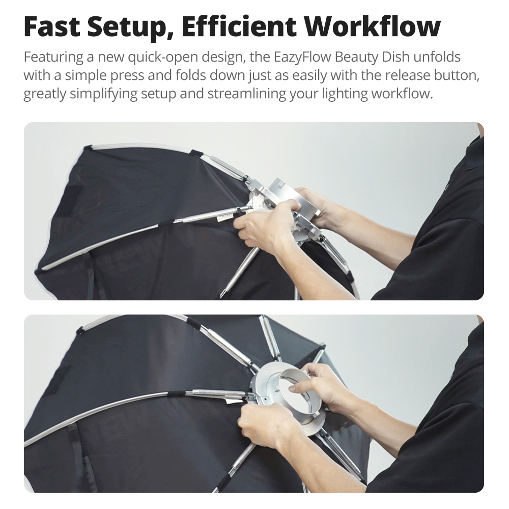 Nuevo Godox EazyFlow Beauty Di - Photography Umbrella reseña y precio