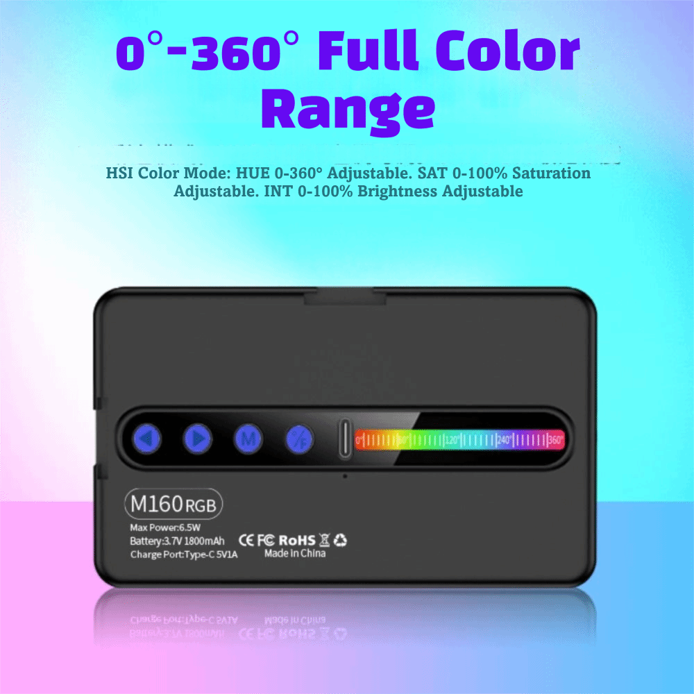 Luz LED RGB para vídeo con int - Photography Videos Free reseña y precio